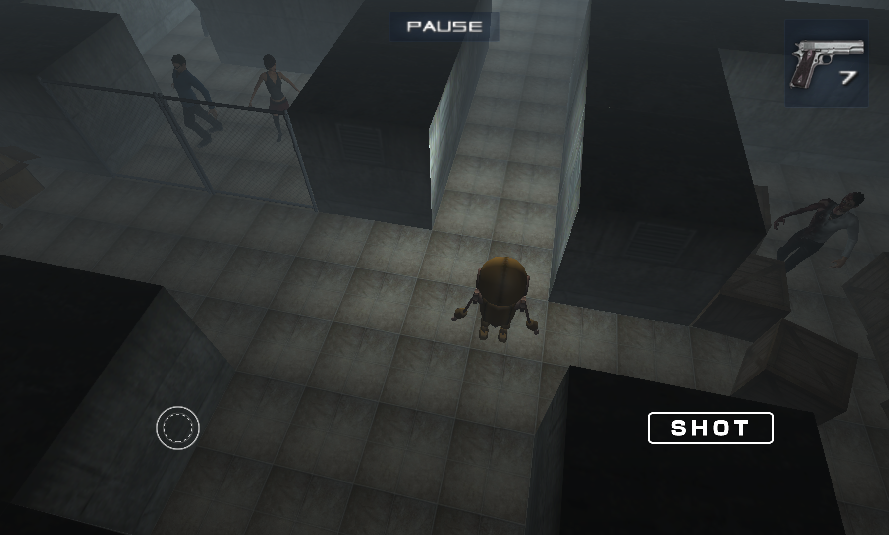 ZOMBIES IN THE DARK MAZE androidアプリスクリーンショット1