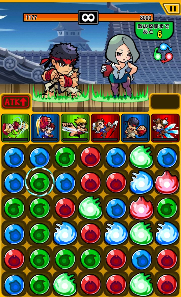 androidアプリ ストリートファイター パズルスピリッツ攻略スクリーンショット2