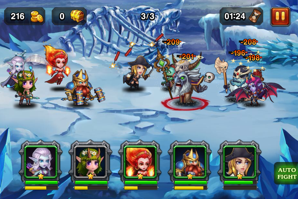 Heroes Charge androidアプリスクリーンショット1