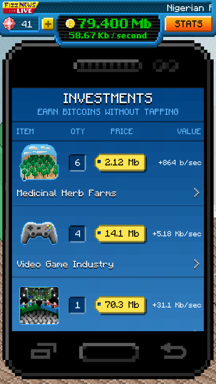 Bitcoin Billionaire androidアプリスクリーンショット3