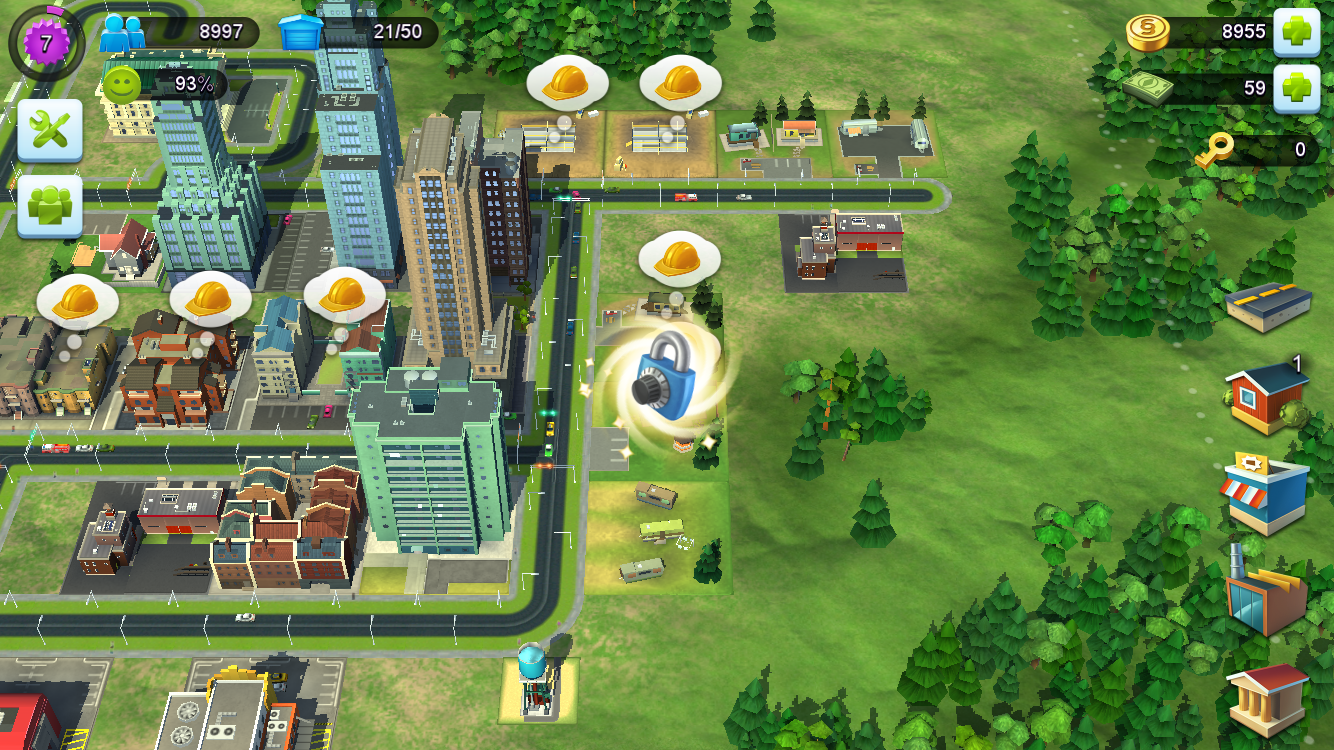 シムシティ ビルドイット (SIMCITY BUILDIT) androidアプリスクリーンショット2