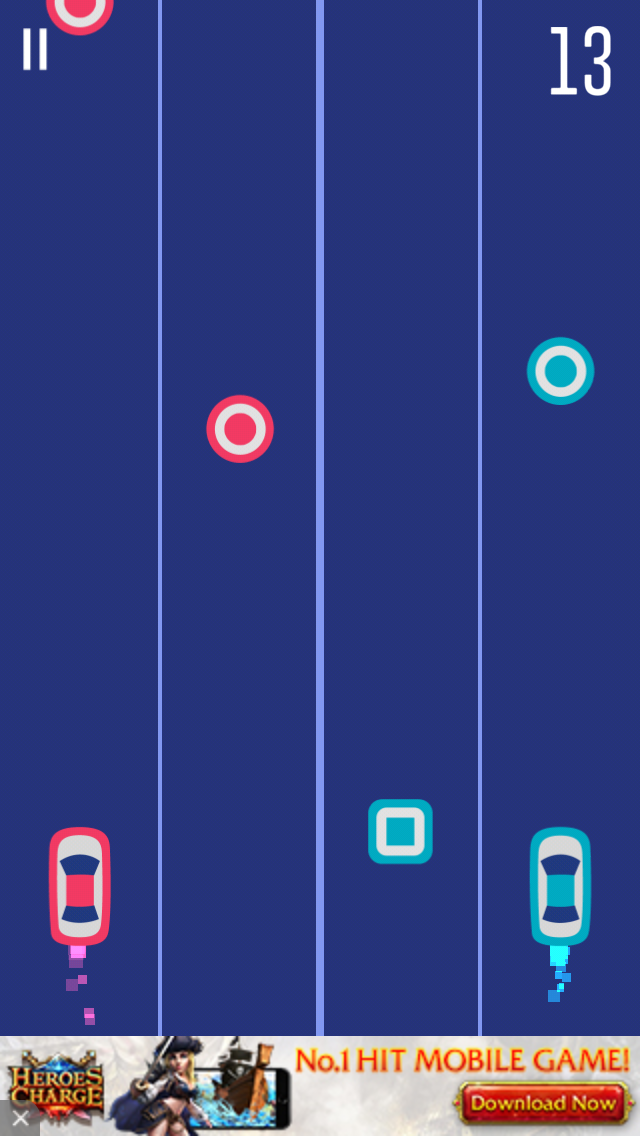androidアプリ 2 Cars攻略スクリーンショット1