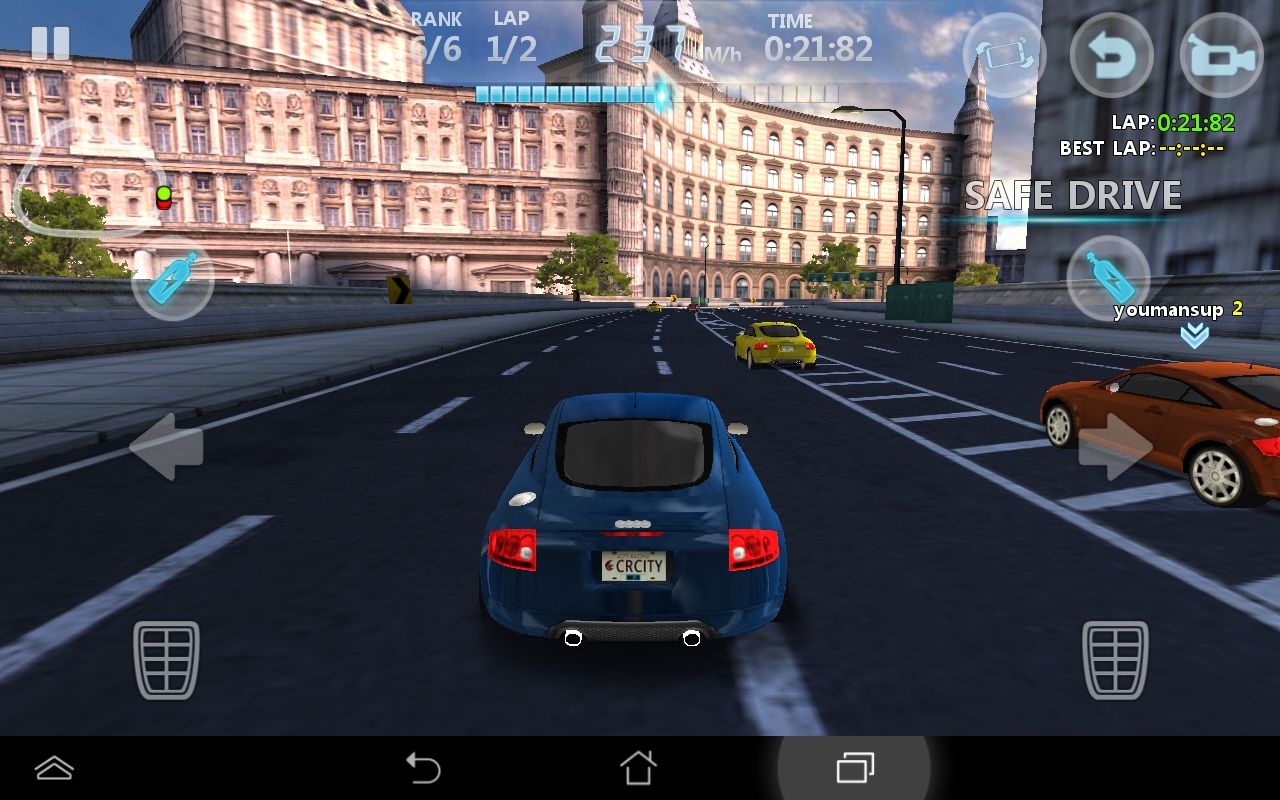 シティレーシング 3D - City Racing androidアプリスクリーンショット1