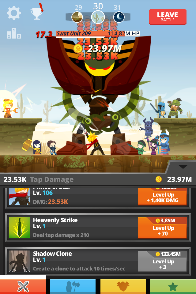 Tap Titans androidアプリスクリーンショット2