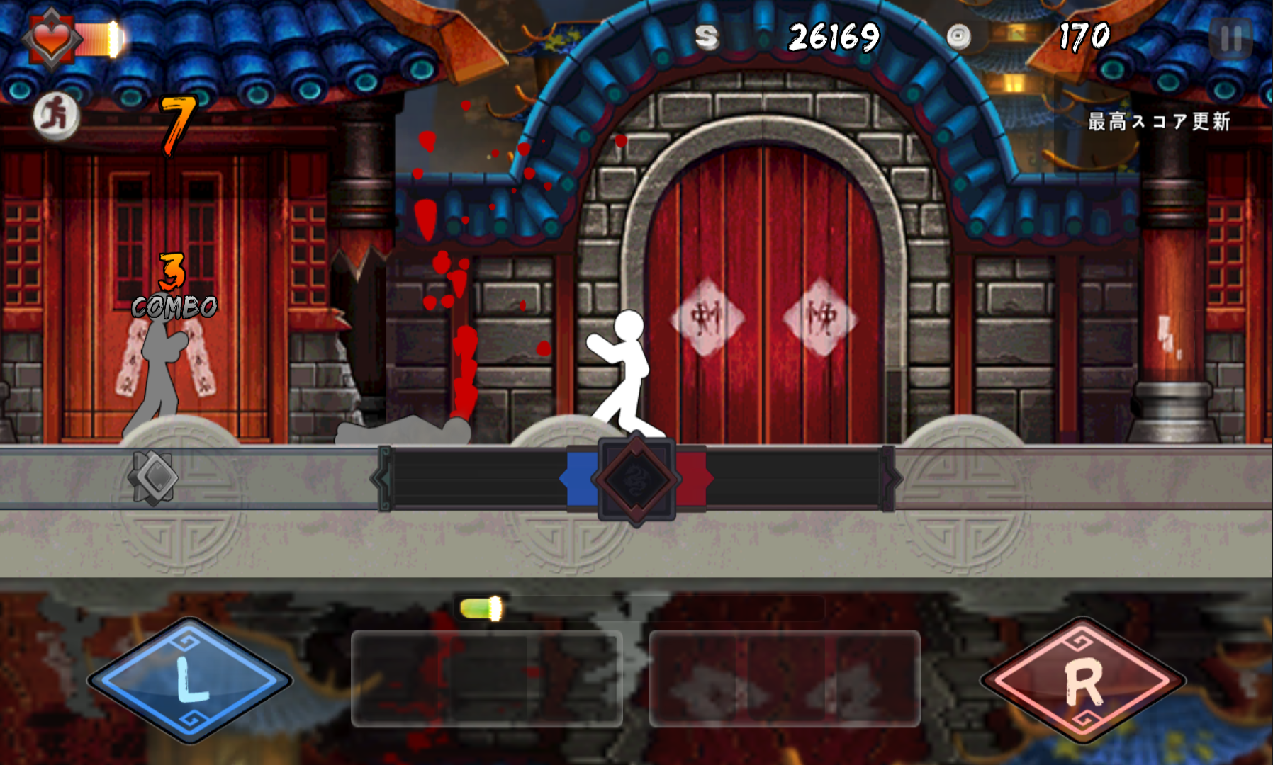 androidアプリ One Finger Death Punch攻略スクリーンショット2