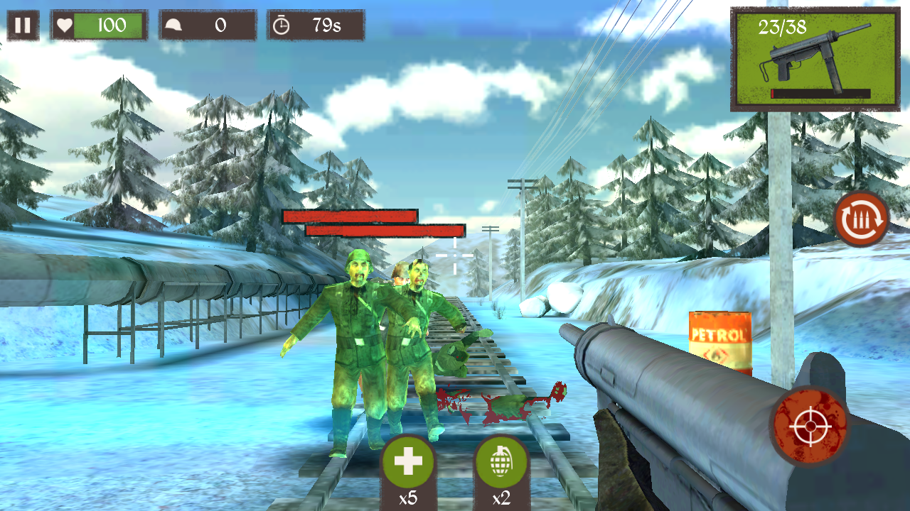 Zombie Call: Dead Shooter FPS androidアプリスクリーンショット1