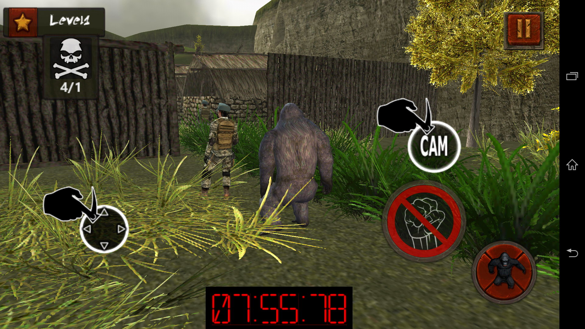 Assassin Ape 3D androidアプリスクリーンショット1
