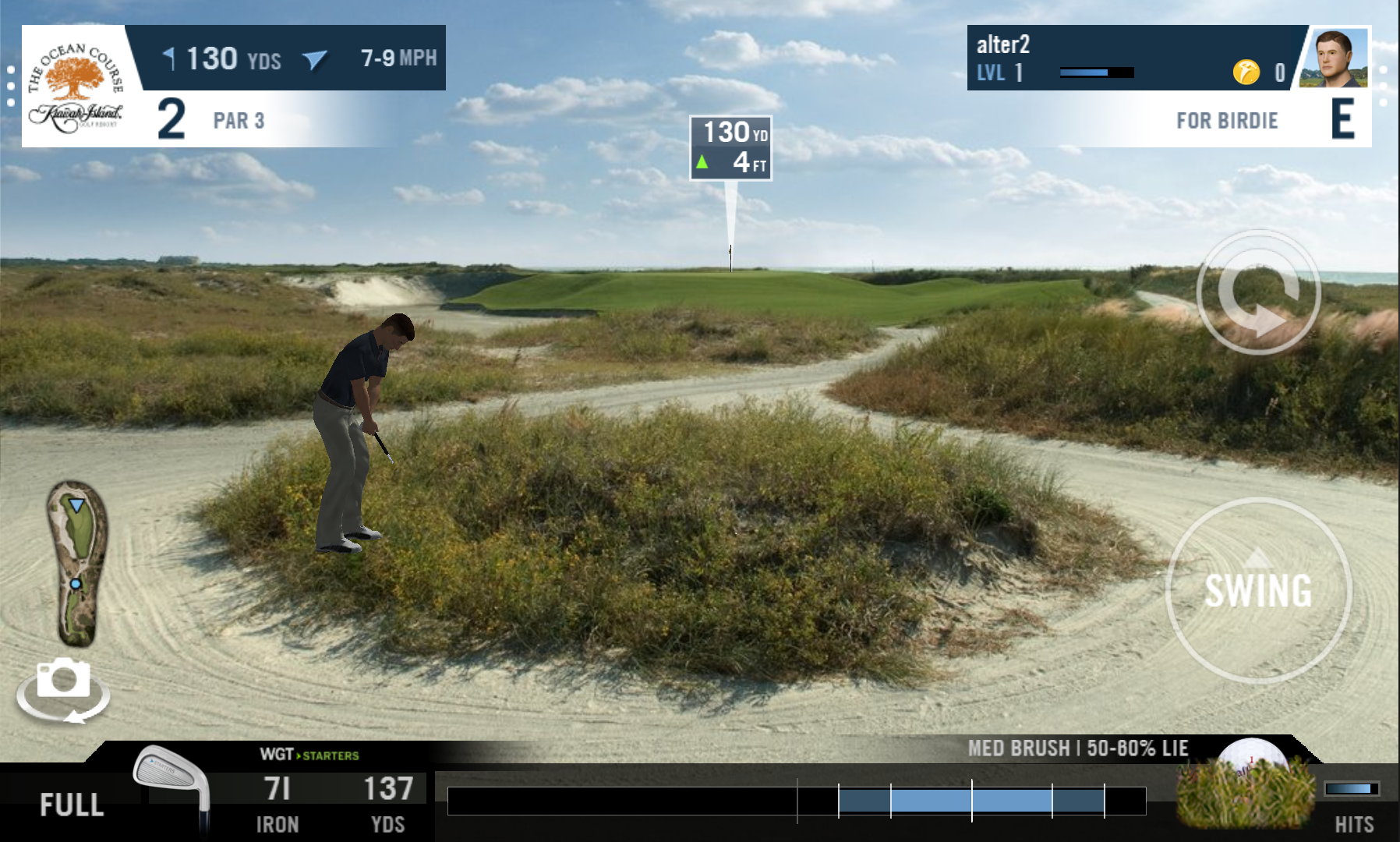 androidアプリ WGT Golf Mobile攻略スクリーンショット3