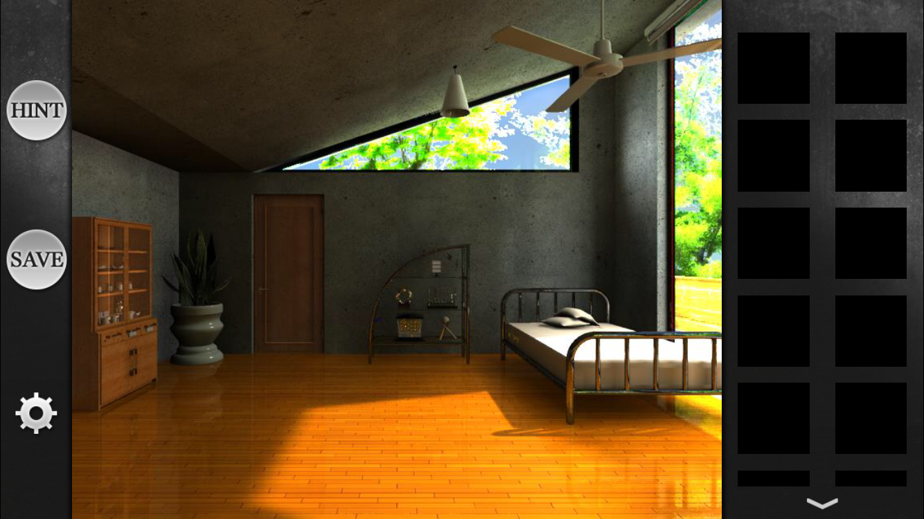 androidアプリ 大きな窓の部屋からの脱出~MILDESCAPE~攻略スクリーンショット1