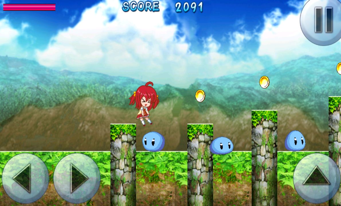 androidアプリ ダブルJUMP!リンゴさんっ!攻略スクリーンショット3