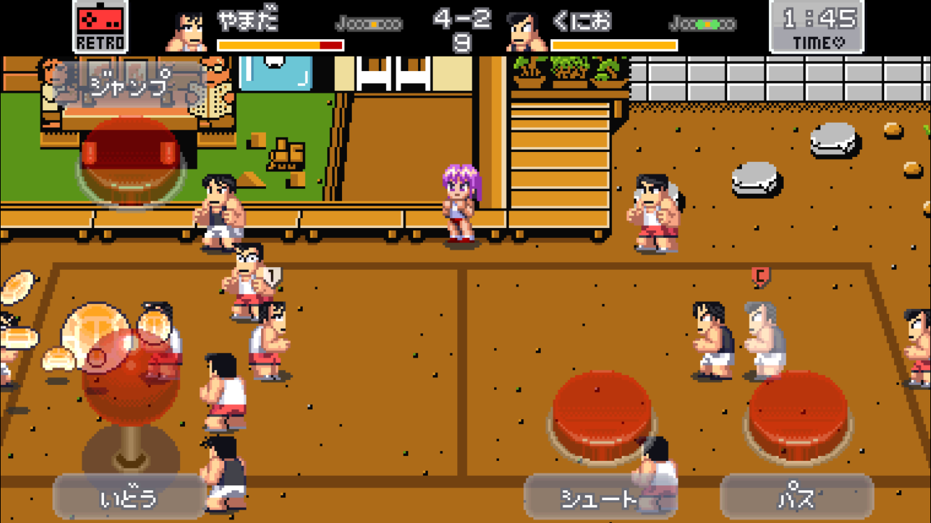 androidアプリ くにおくんの熱血ドッジボール ALLSTARS!!攻略スクリーンショット8