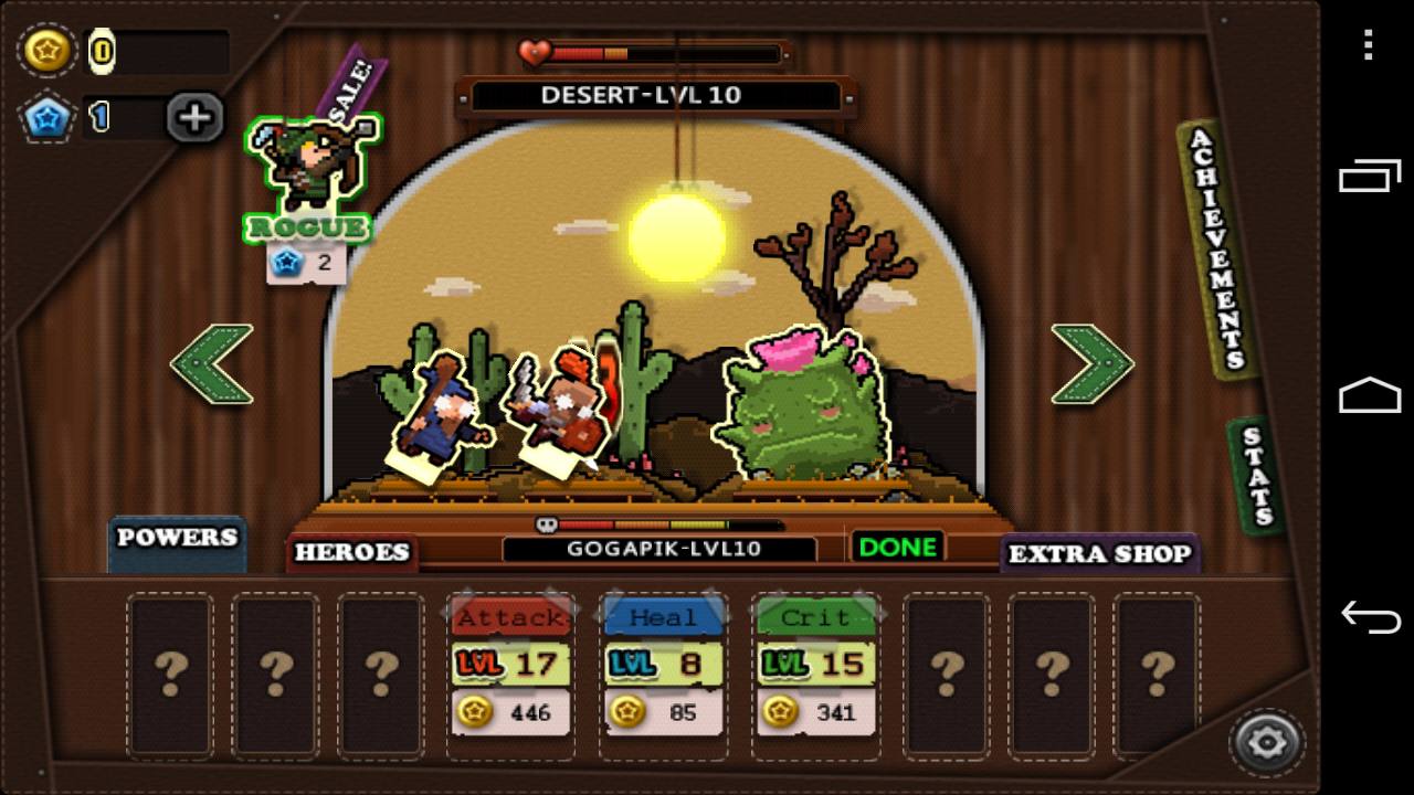 androidアプリ Tap Heroes攻略スクリーンショット5