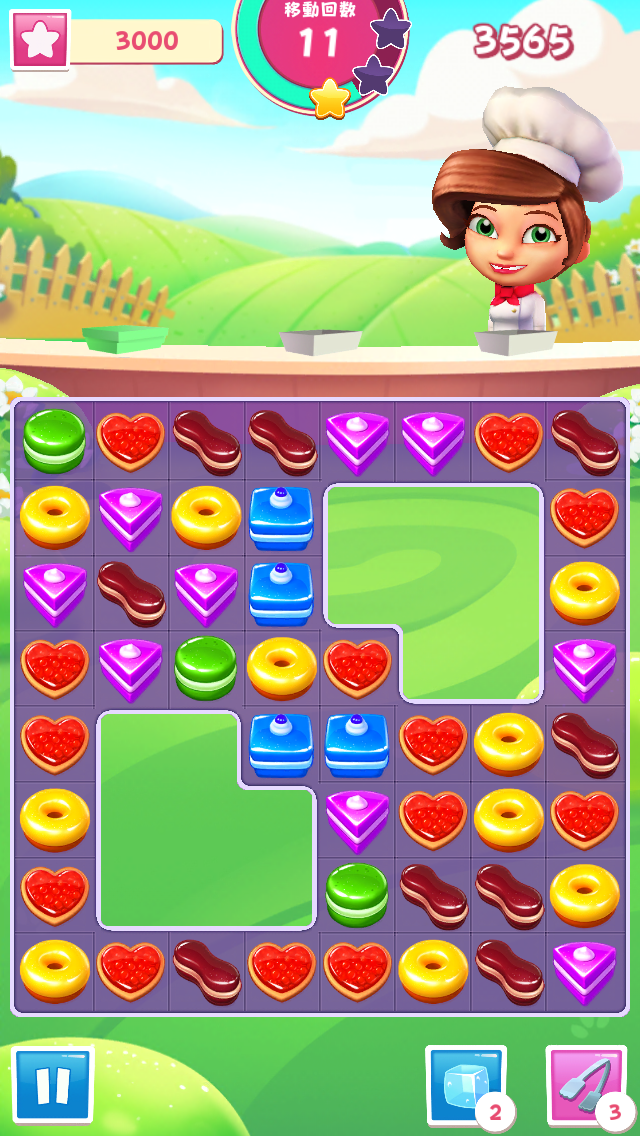 androidアプリ パティシエスイーツパズル攻略スクリーンショット2