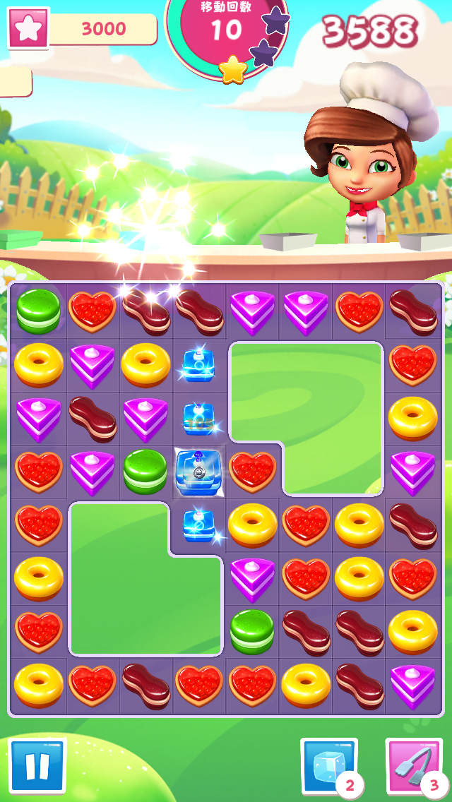 androidアプリ パティシエスイーツパズル攻略スクリーンショット3