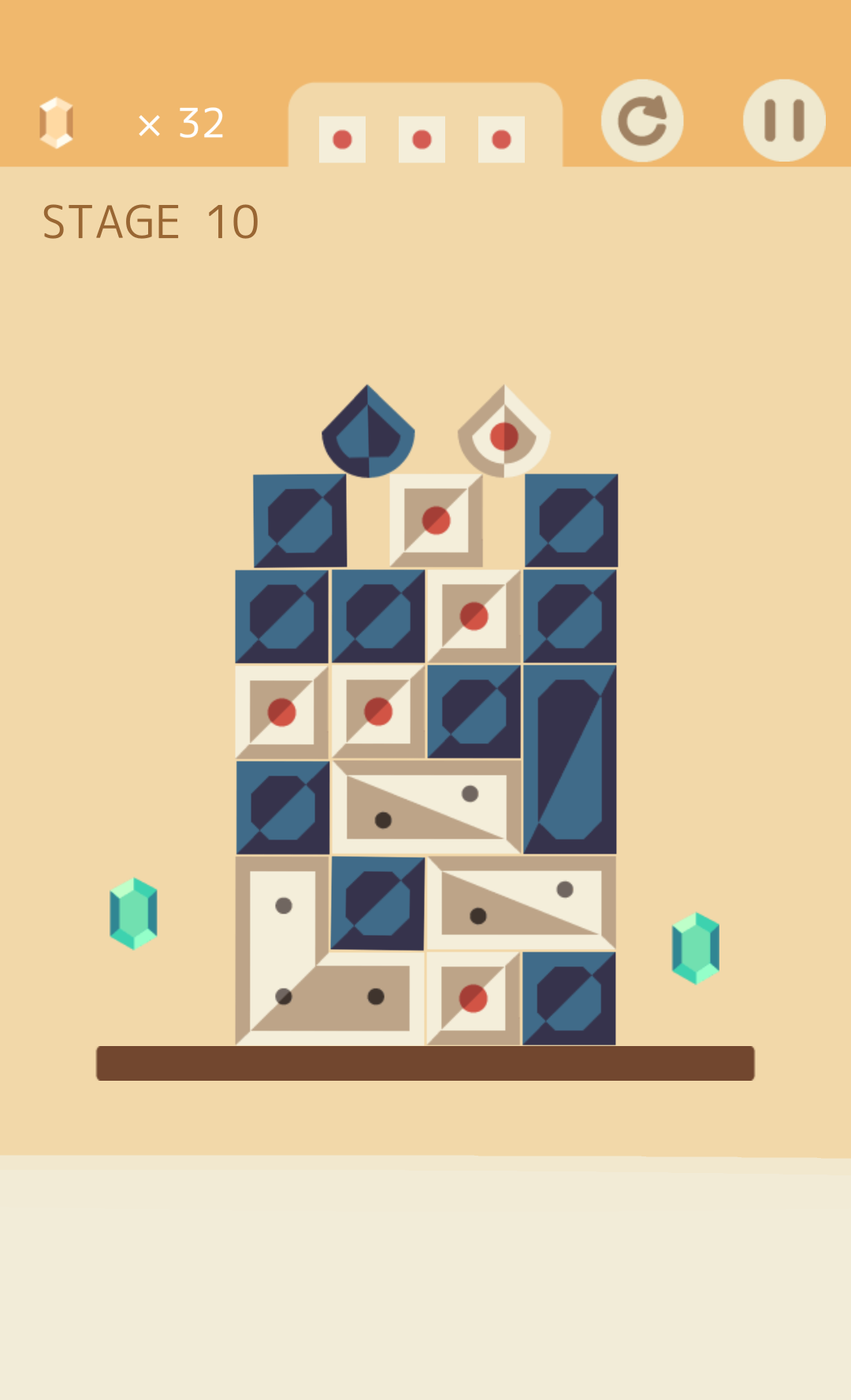 androidアプリ BLOCK TOWER 100攻略スクリーンショット2