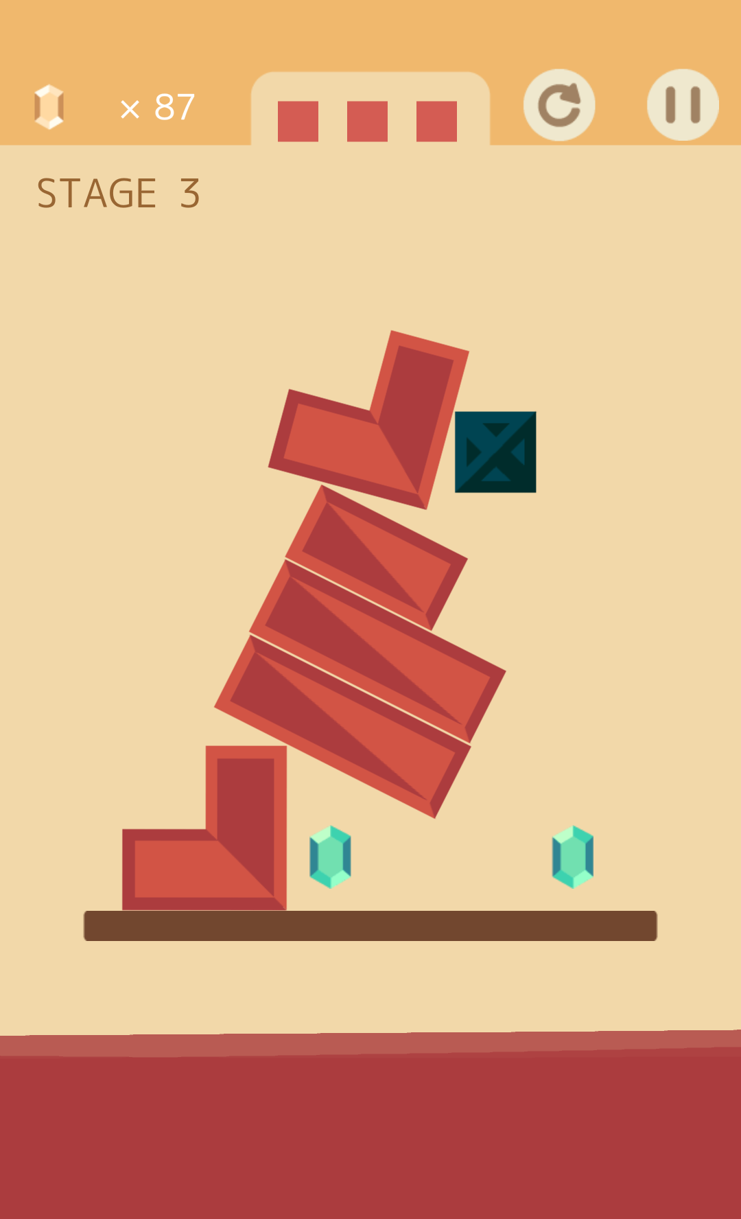 androidアプリ BLOCK TOWER 100攻略スクリーンショット4