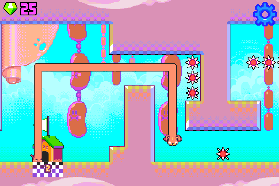 Silly Sausage in Meat Land androidアプリスクリーンショット1