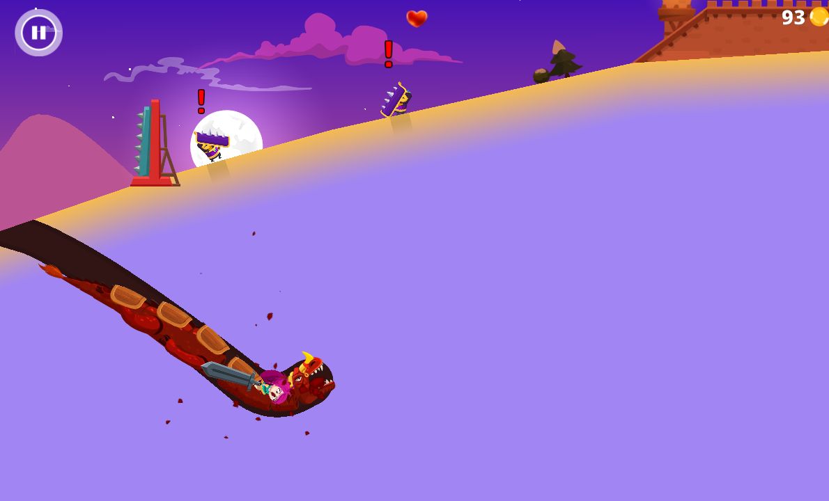 androidアプリ Dragon Hills攻略スクリーンショット2