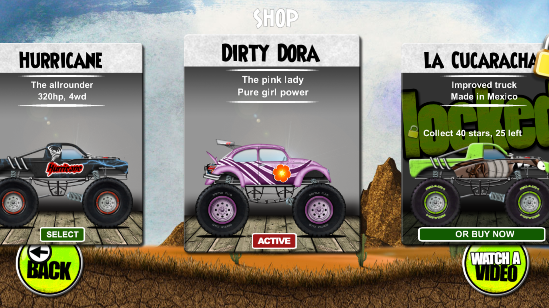 androidアプリ Stickman Downhill Monstertruck攻略スクリーンショット5