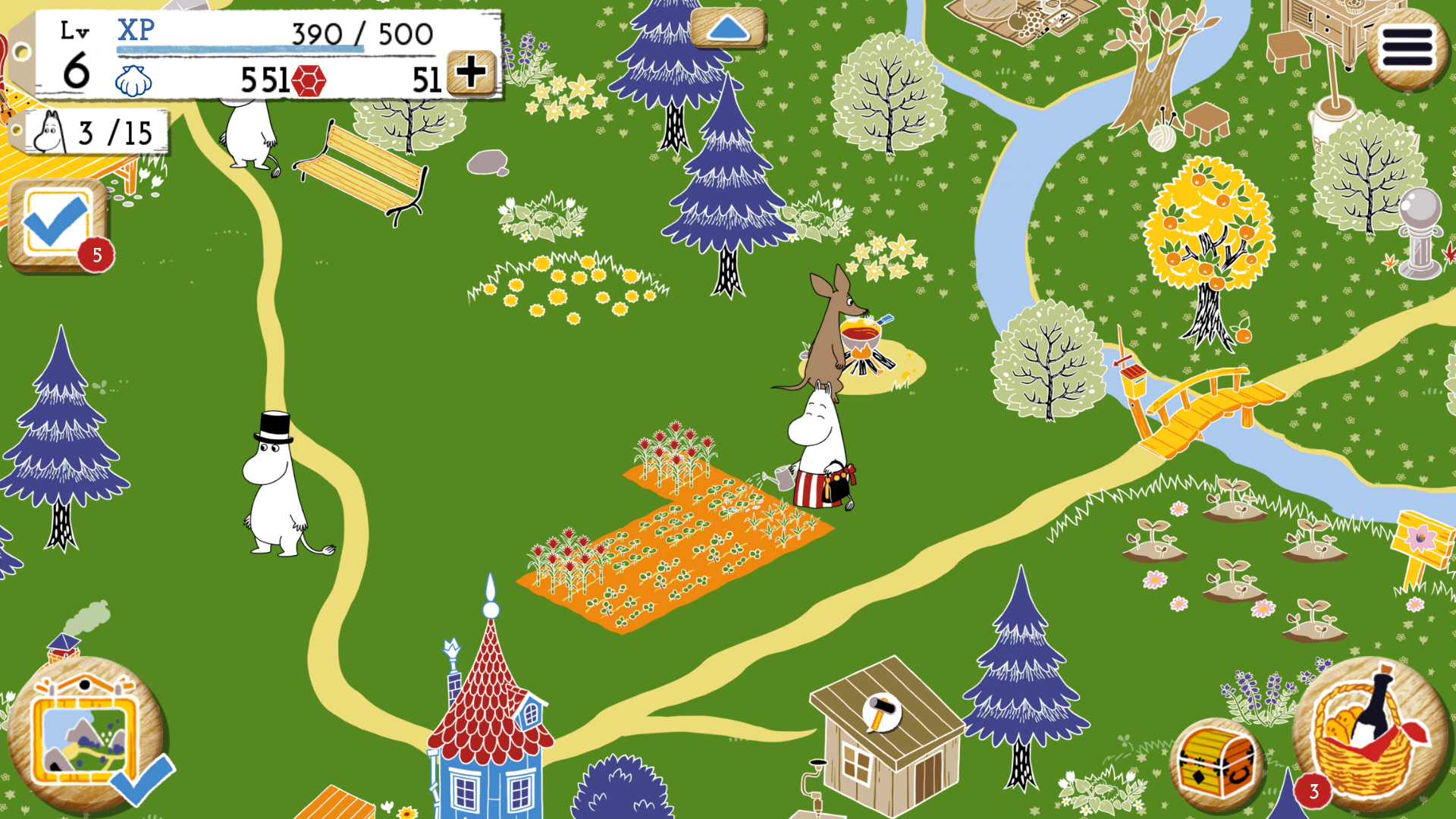 ムーミン 〜ようこそ！ ムーミン谷へ〜 androidアプリスクリーンショット1