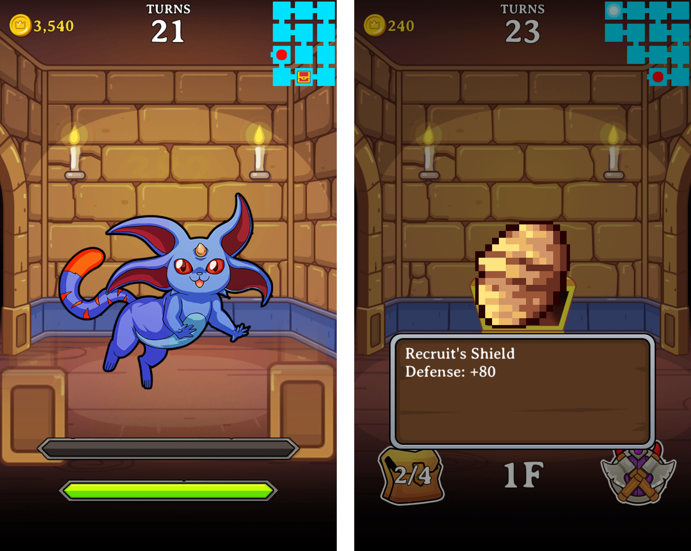 ダンジョンクエスト androidアプリスクリーンショット1