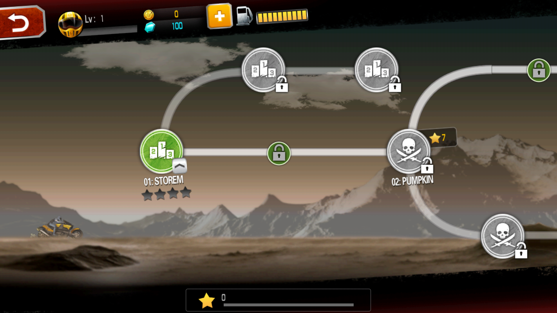androidアプリ Death Moto 3攻略スクリーンショット1