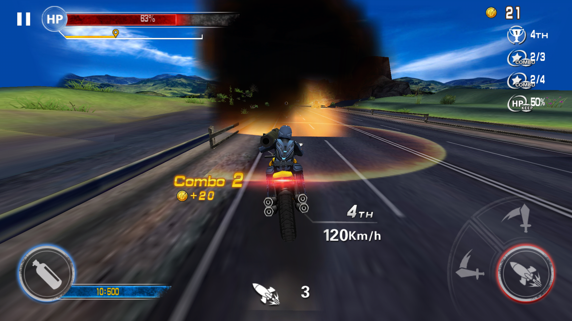 Death Moto 3 androidアプリスクリーンショット2
