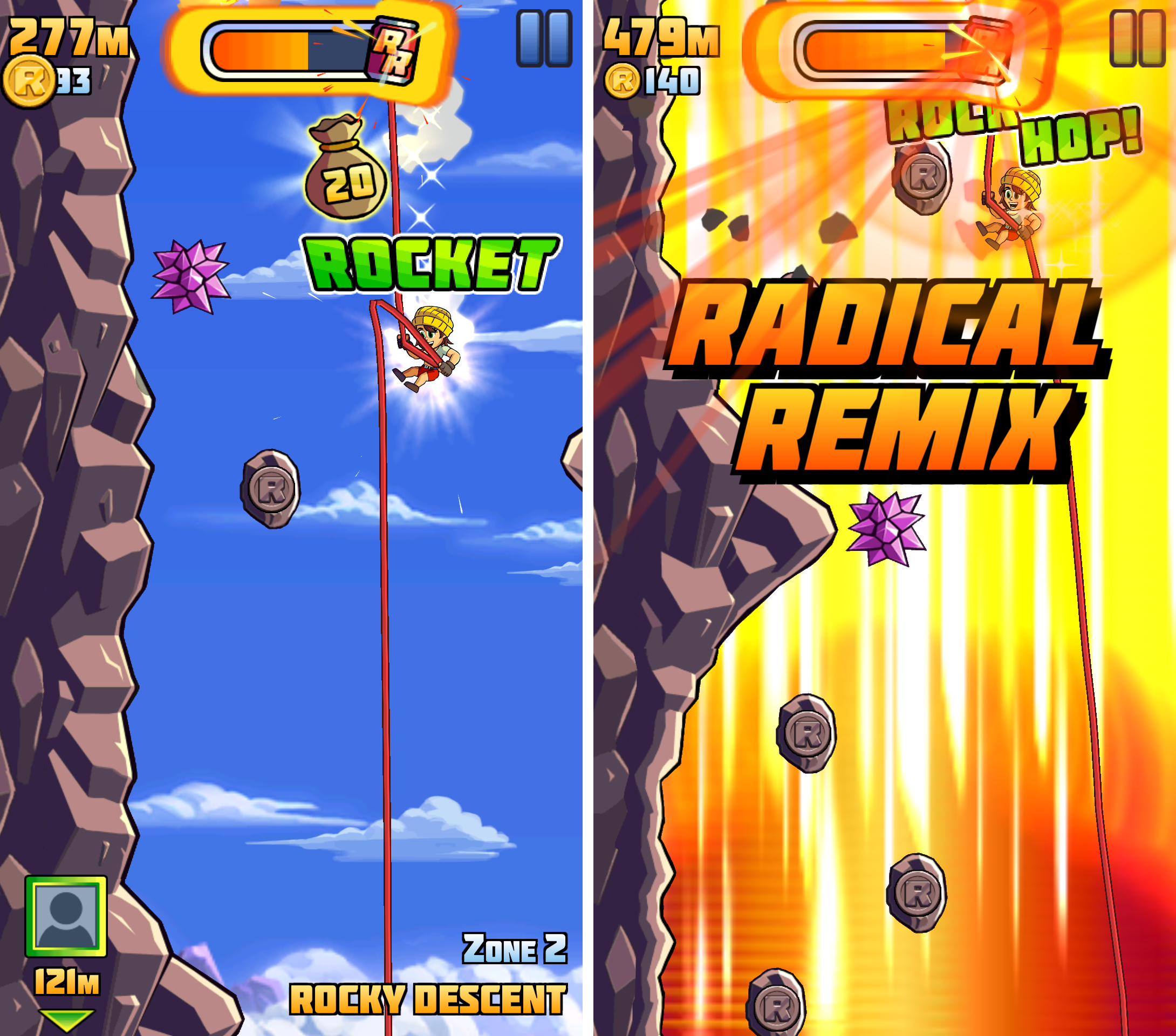 Radical Rappelling androidアプリスクリーンショット2