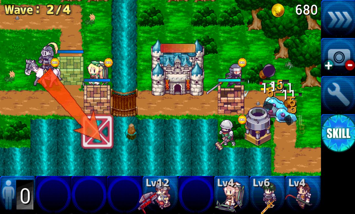 ディフェンダーズ サーガ androidアプリスクリーンショット1