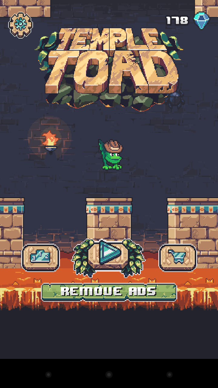 androidアプリ Temple Toad攻略スクリーンショット1