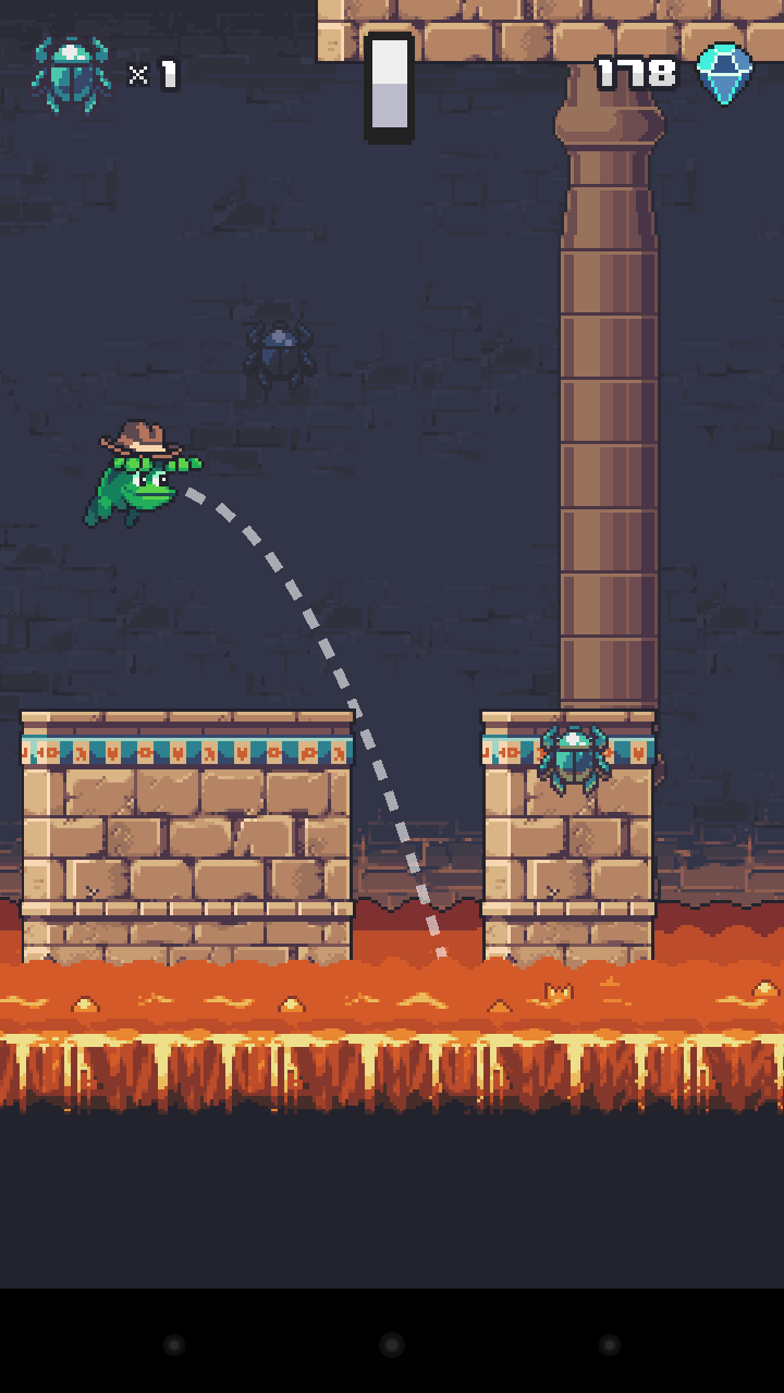 androidアプリ Temple Toad攻略スクリーンショット2