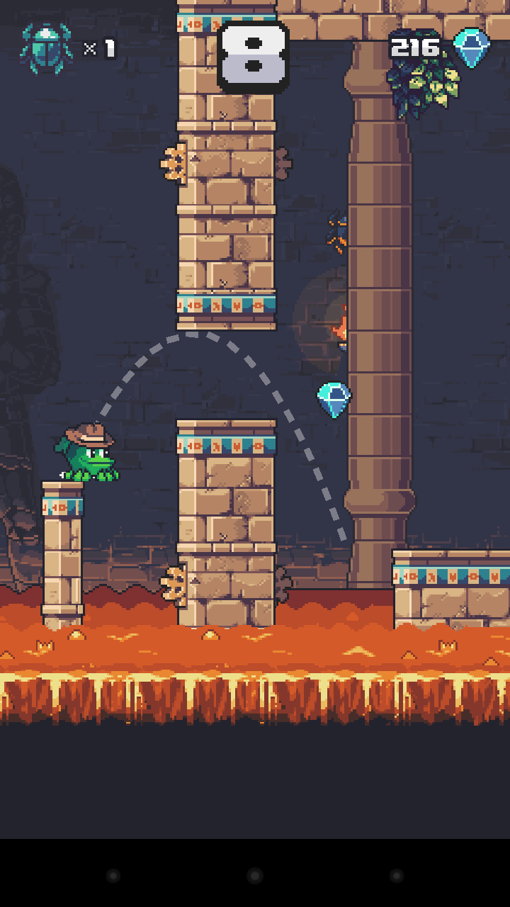 androidアプリ Temple Toad攻略スクリーンショット3