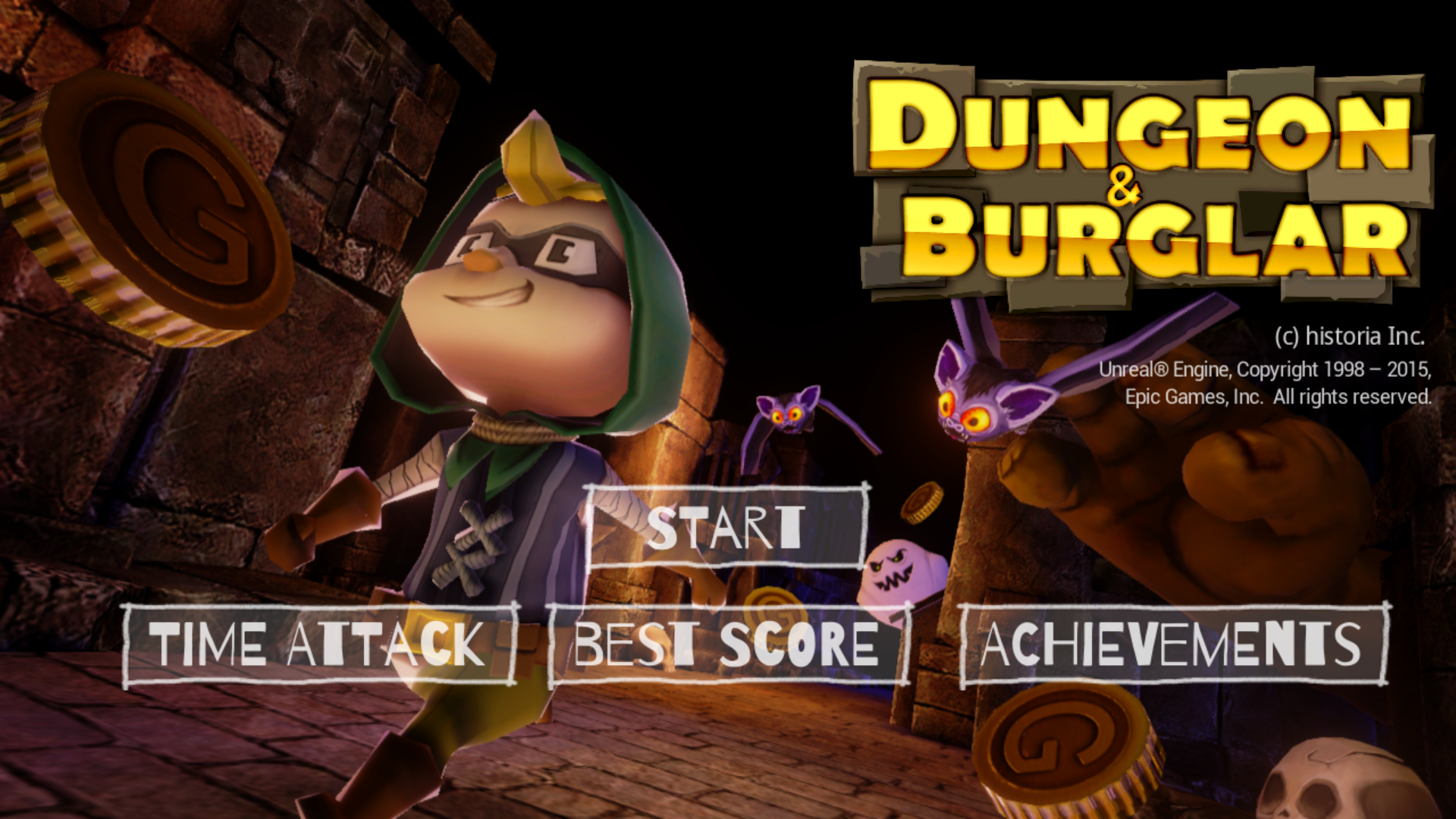 androidアプリ Dungeon&Burglar攻略スクリーンショット1