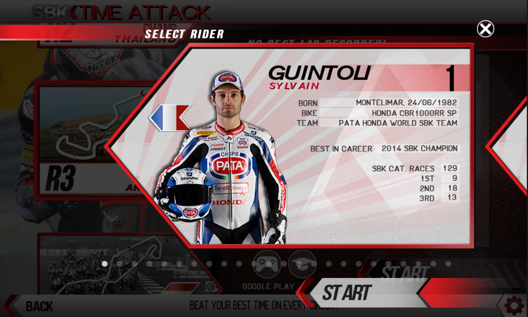 androidアプリ SBK15 Official Mobile Game攻略スクリーンショット2