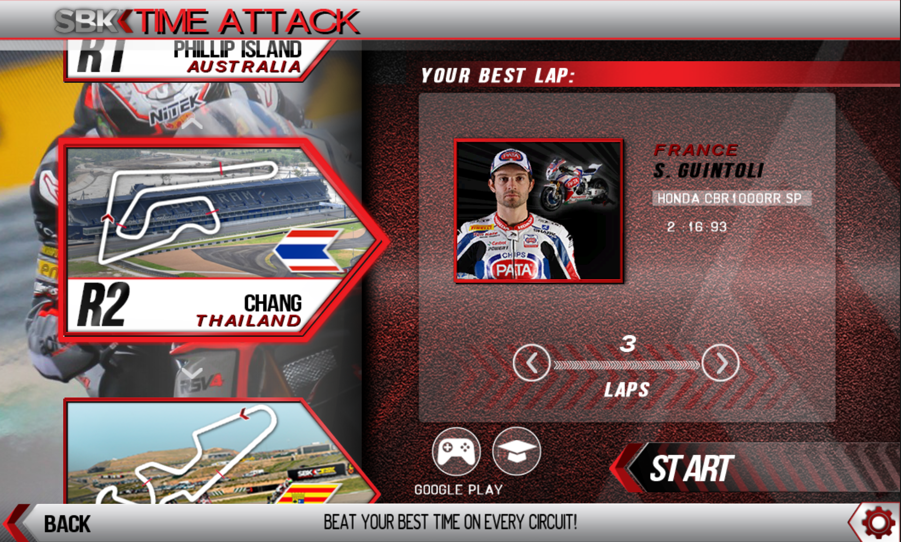 SBK15 Official Mobile Game androidアプリスクリーンショット3