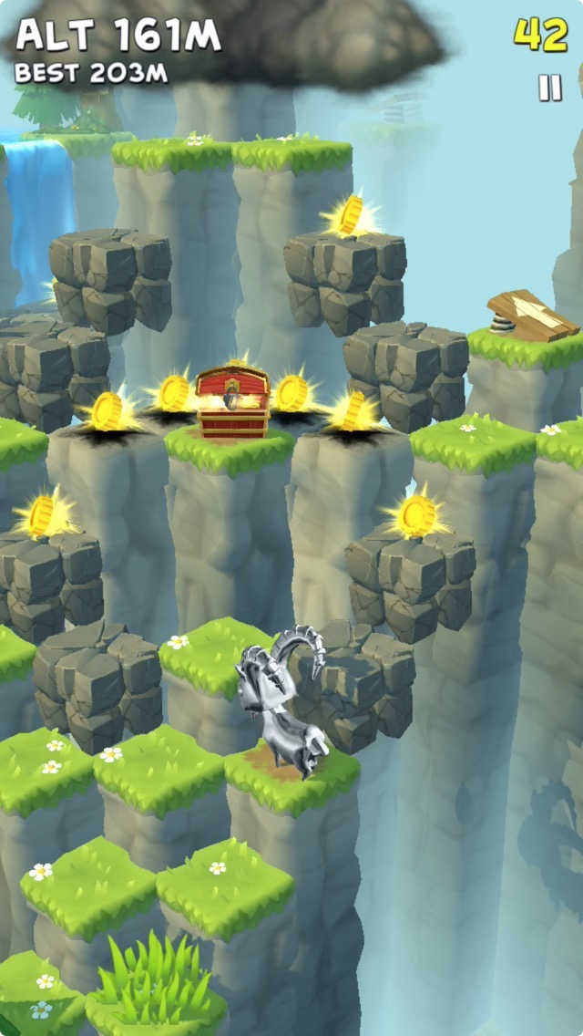 androidアプリ Mountain Goat Mountain攻略スクリーンショット3