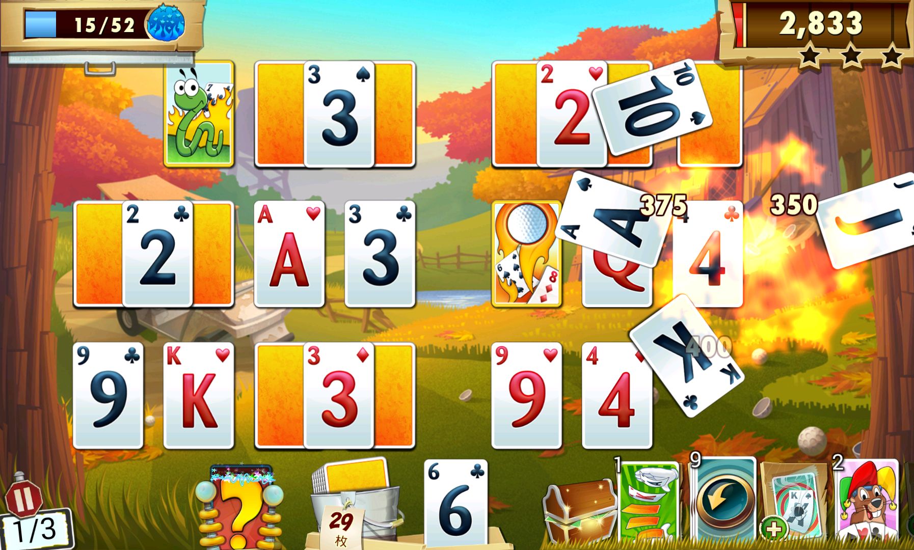 フェアウェイ ソリティア 爆裂！ androidアプリスクリーンショット1