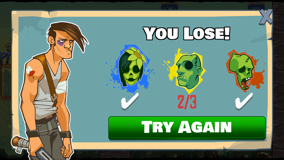 androidアプリ Stupid Zombies 3攻略スクリーンショット6