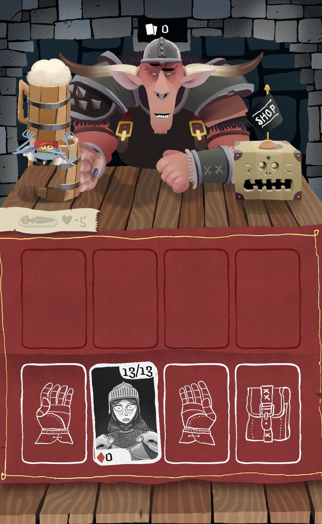 androidアプリ Card Crawl攻略スクリーンショット1