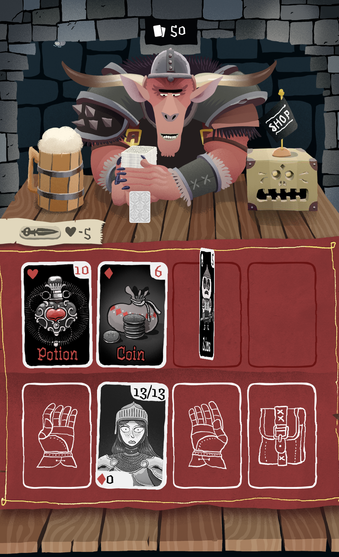androidアプリ Card Crawl攻略スクリーンショット4