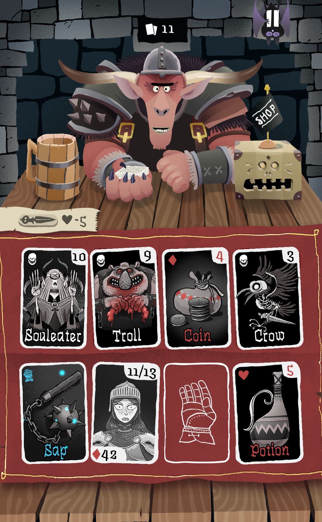 androidアプリ Card Crawl攻略スクリーンショット5