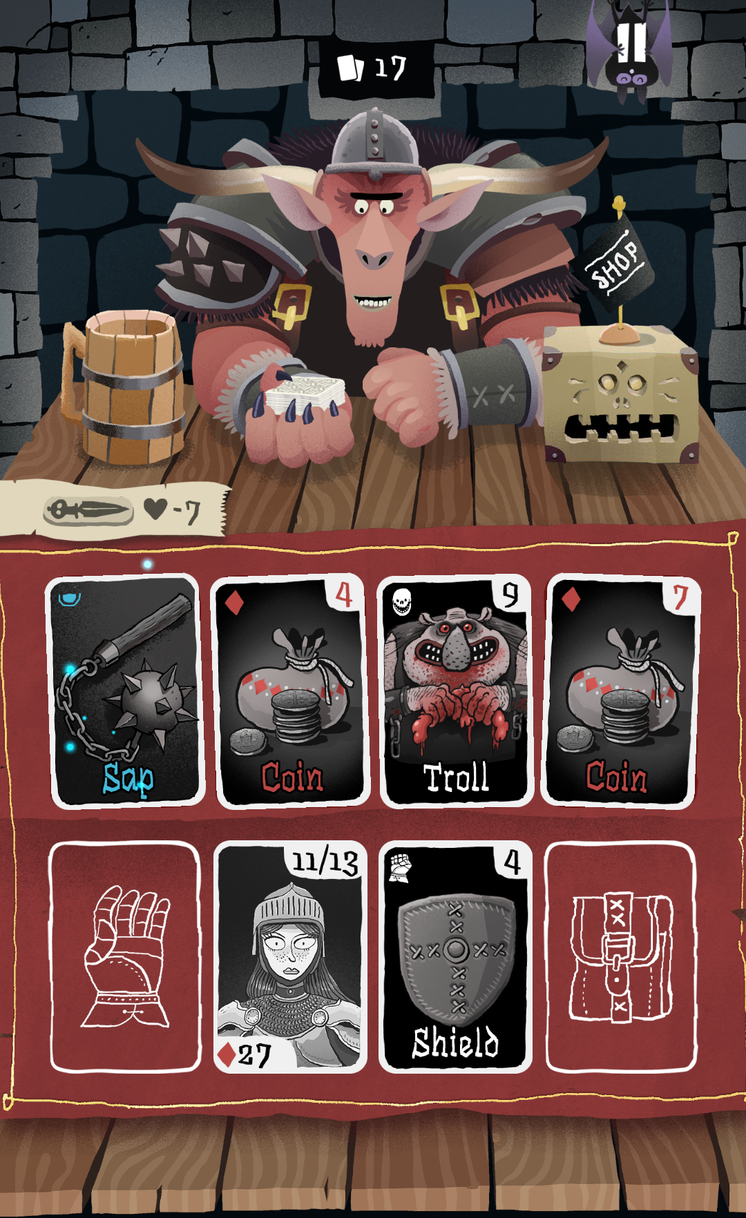 androidアプリ Card Crawl攻略スクリーンショット6