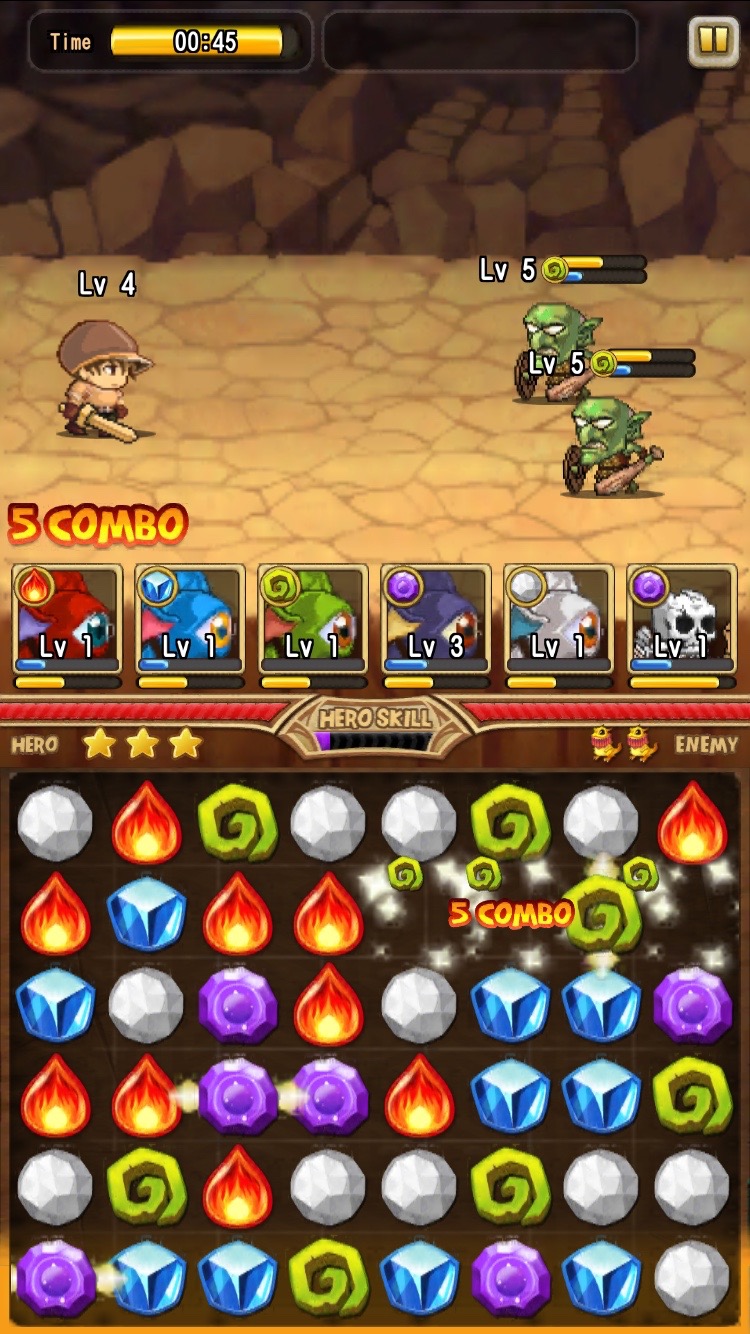 androidアプリ フリフパズモン攻略スクリーンショット3
