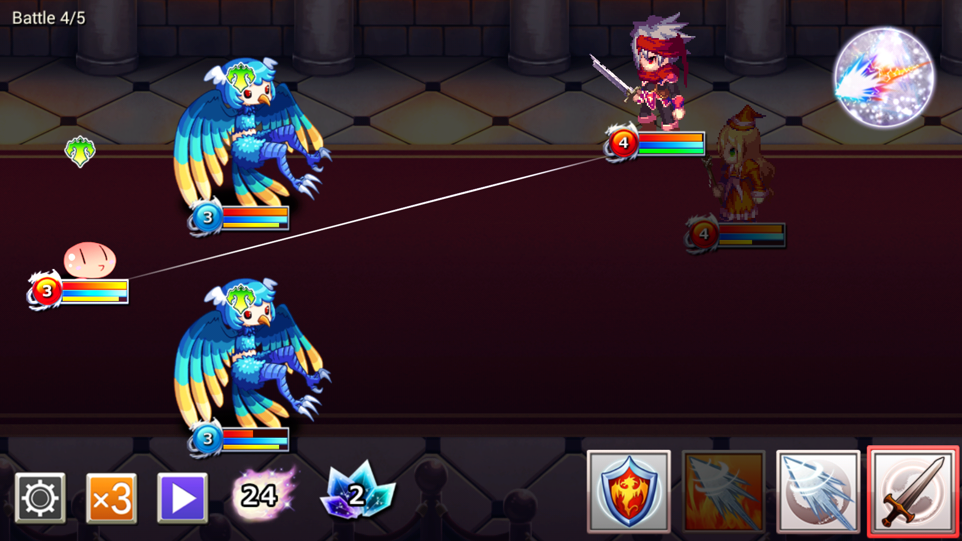 androidアプリ ルーモ ~光と闇のファンタジア~攻略スクリーンショット4