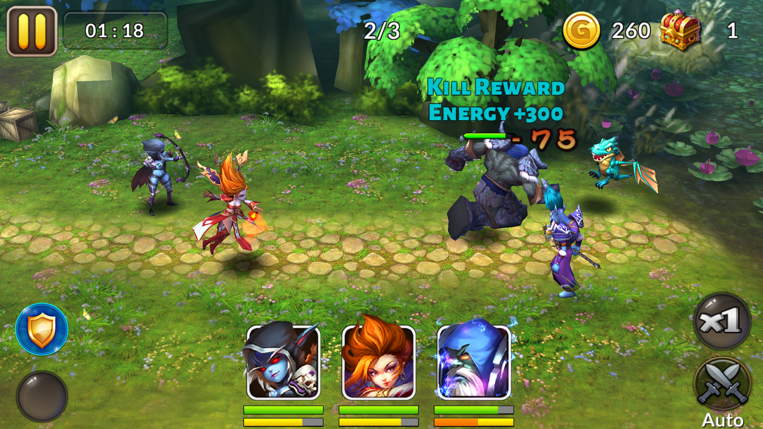 ヒーローズ・アンド・タイタンズ 3D androidアプリスクリーンショット3