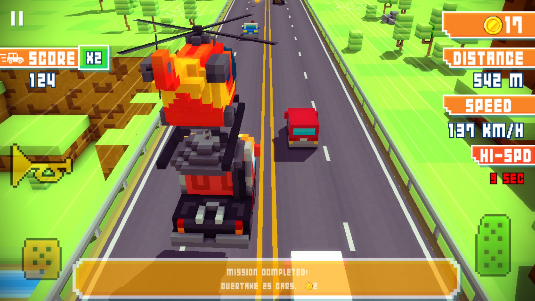androidアプリ Blocky Highway攻略スクリーンショット3