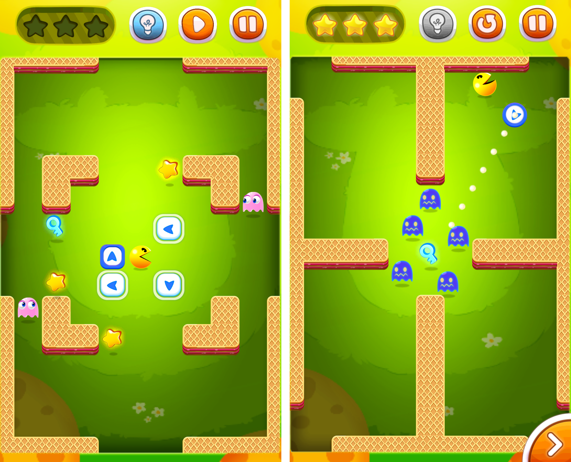 PAC-MAN Bounce - パズルアドベンチャー androidアプリスクリーンショット2