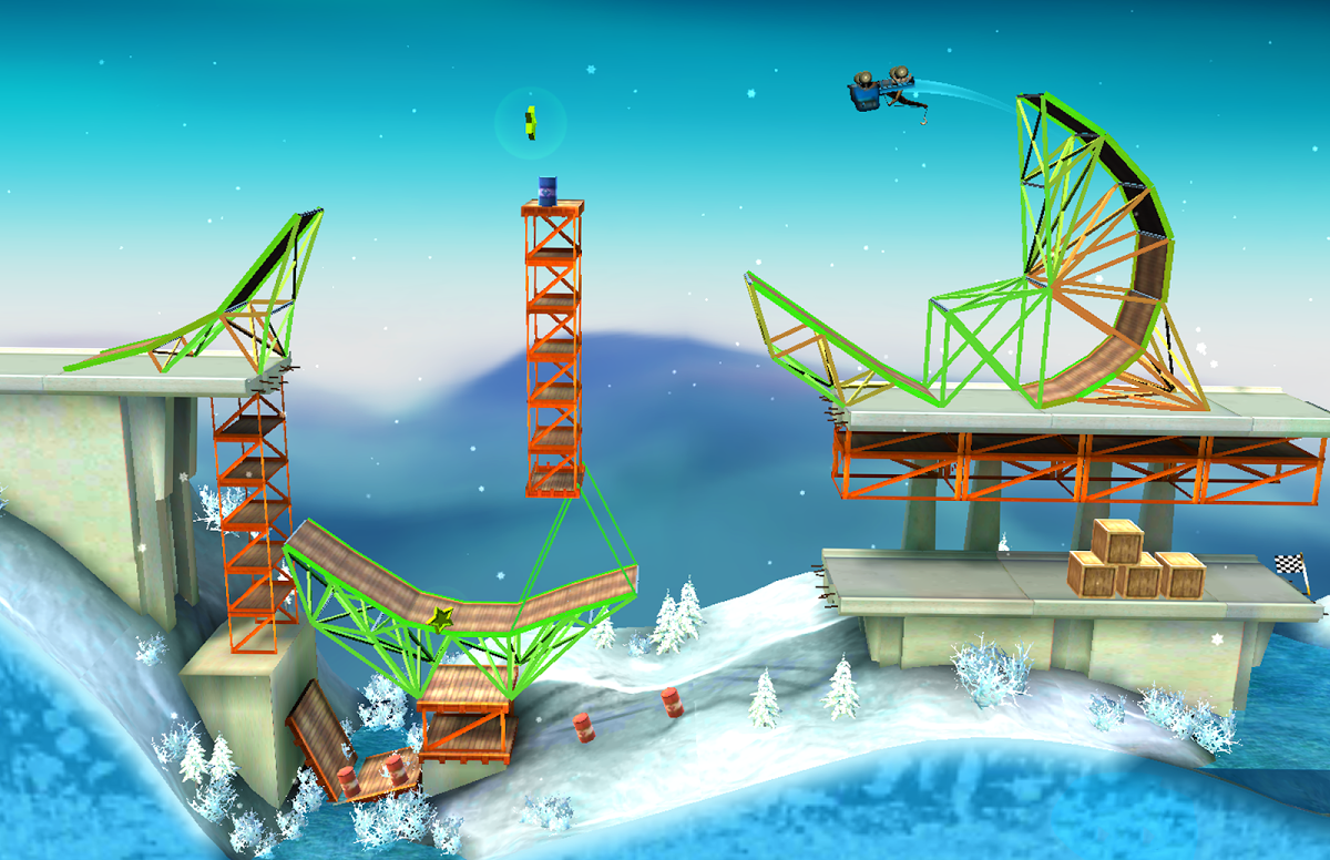 androidアプリ Bridge Constructor Stunts(BC Stunts FREE)攻略スクリーンショット8