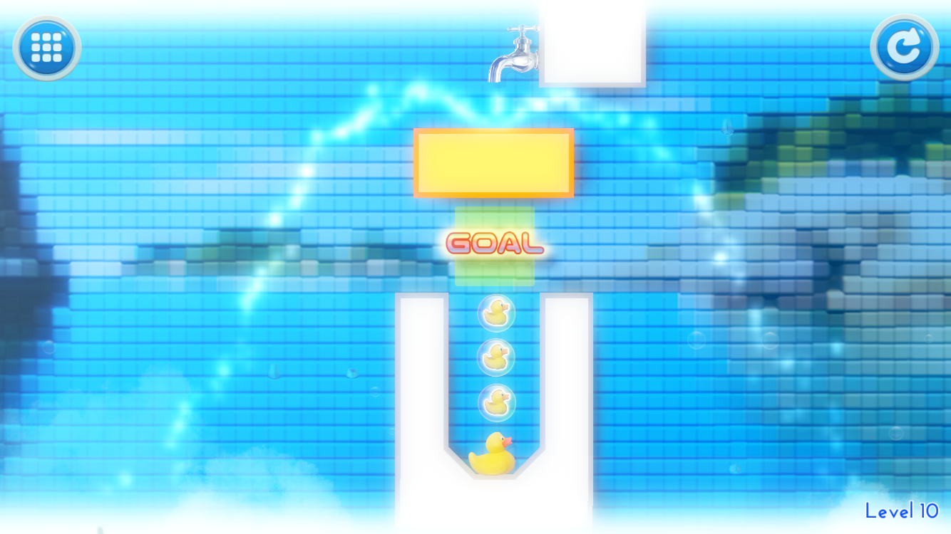 お水のパズル a[Q]ua with UUUM(アキュア) androidアプリスクリーンショット1