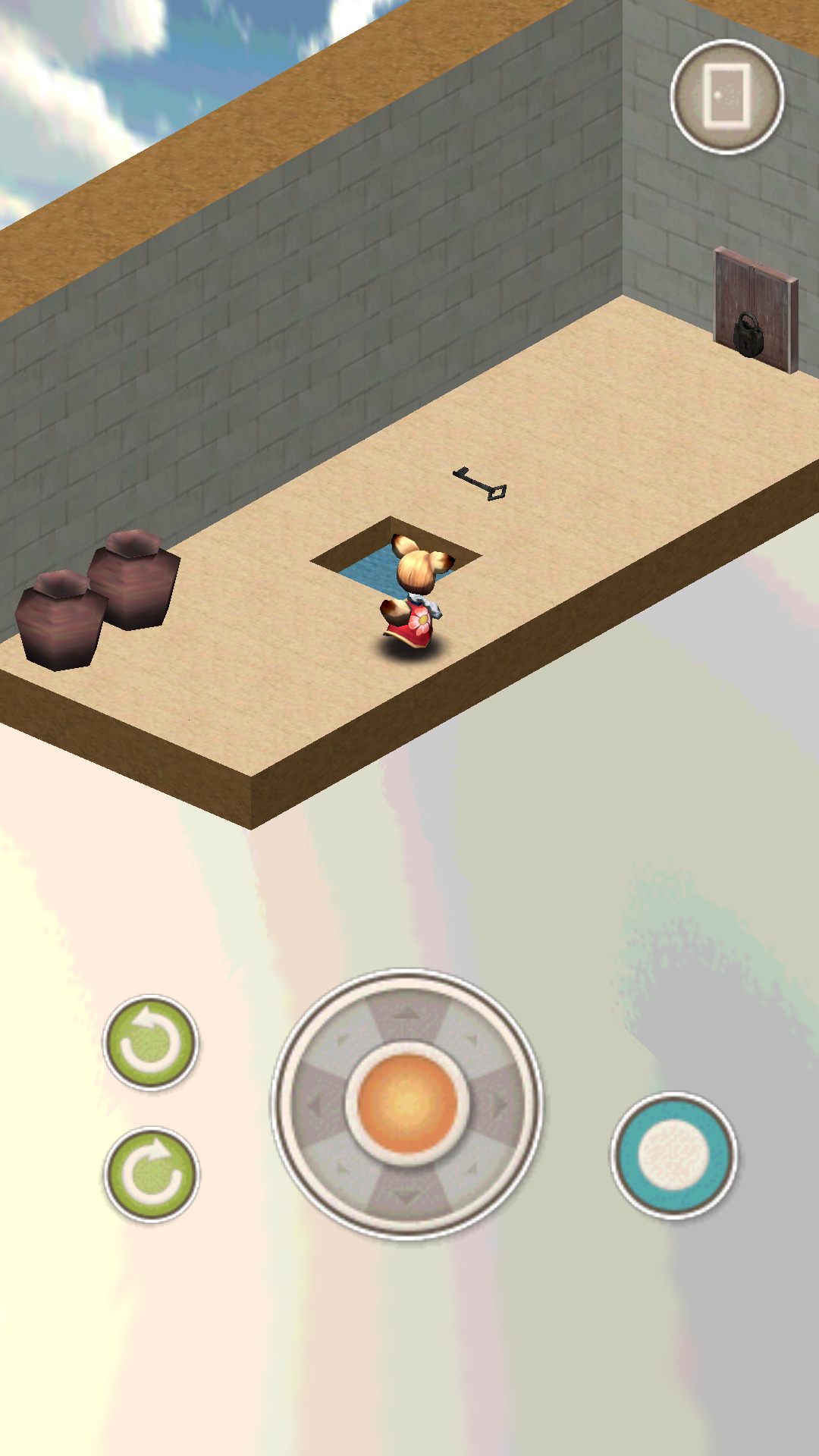 androidアプリ tetora -きつねこどもと遺跡探検-攻略スクリーンショット1
